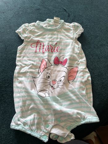 Combishort fille 12 mois marie