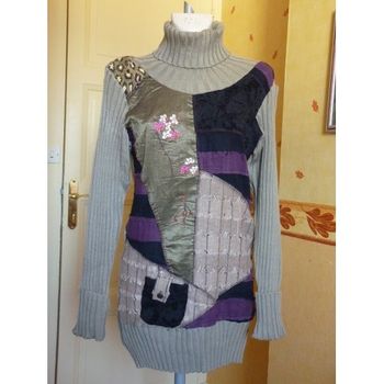 Savage Culture - Robe pull Marron TM