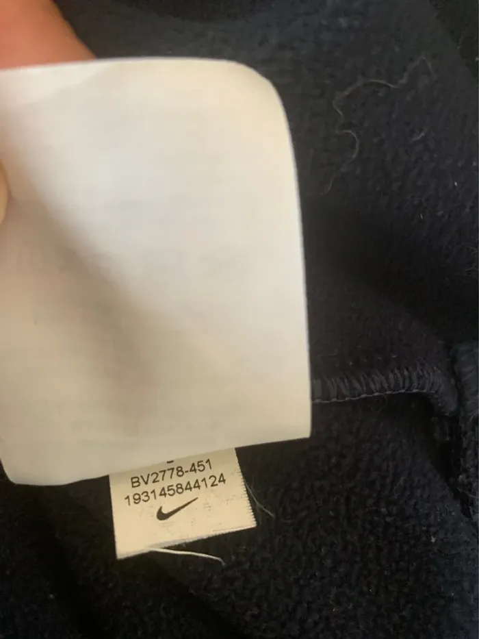 Sweat à capuche Nike bleu marine avec camouflage bleu - photo numéro 5
