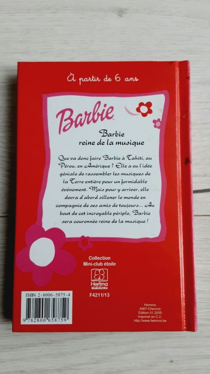 Livre enfant Barbie reine de la musique, Première bibliothèque des enfants - photo numéro 2