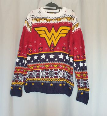 Pull de Noël Wonder Woman col rond taille M