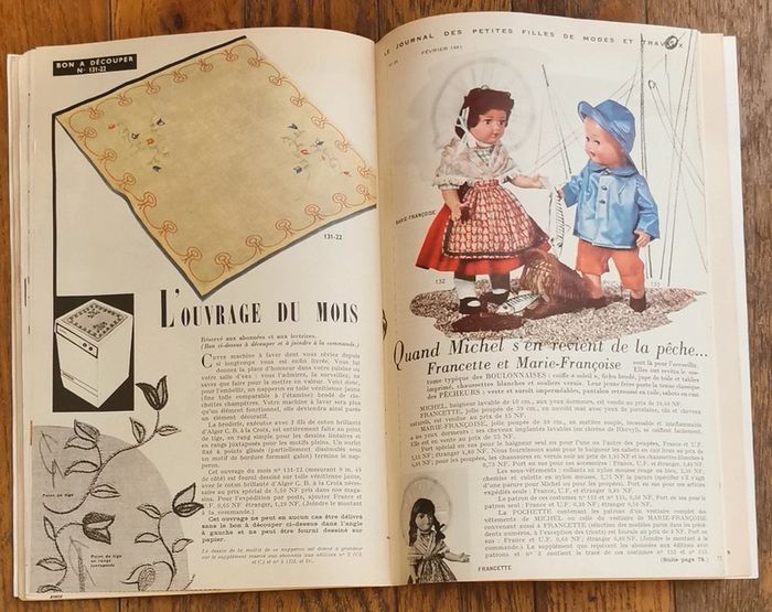 Ancien magazine 1961 Modes et travaux avec 2 patrons + supplément n°722 vintage - photo numéro 14