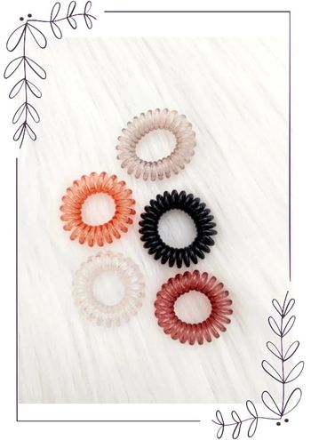 Lot de 5 chouchous cheveux bobine