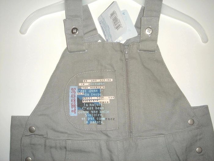 25 € Salopette Blue Shadow grise T. 18 mois Noukie's NEUVE - photo numéro 2
