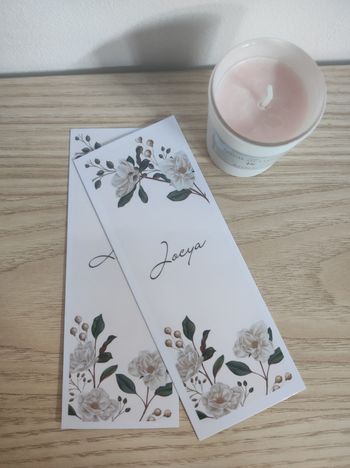 Marque page avec prénom