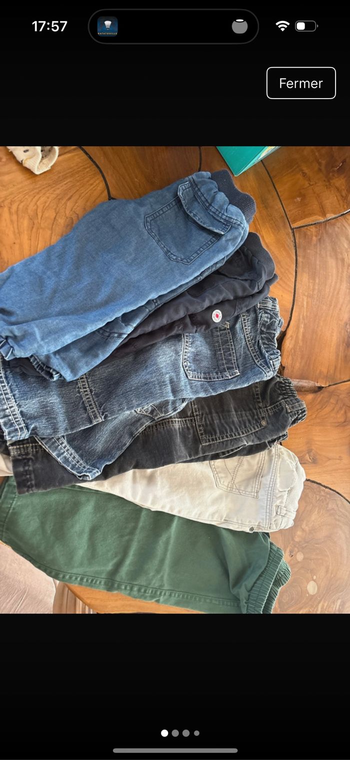 Lot pantalons 18 mois