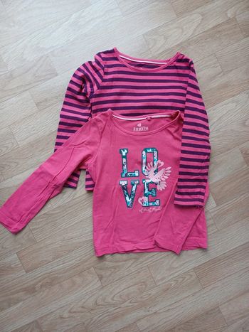 Lot de 2 tshirt manches longues