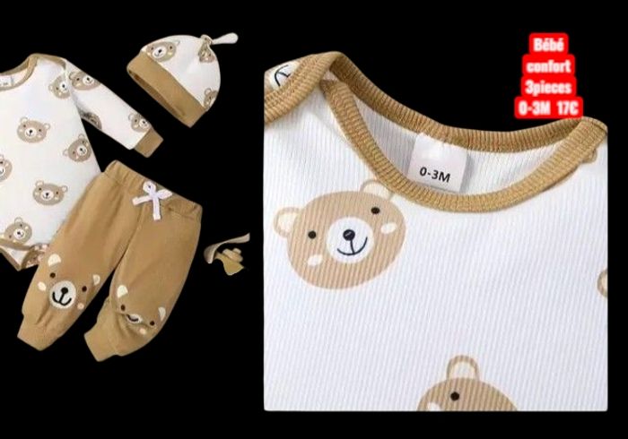 Tenue bébé 3 pièces 0-3M  17€ - photo numéro 3