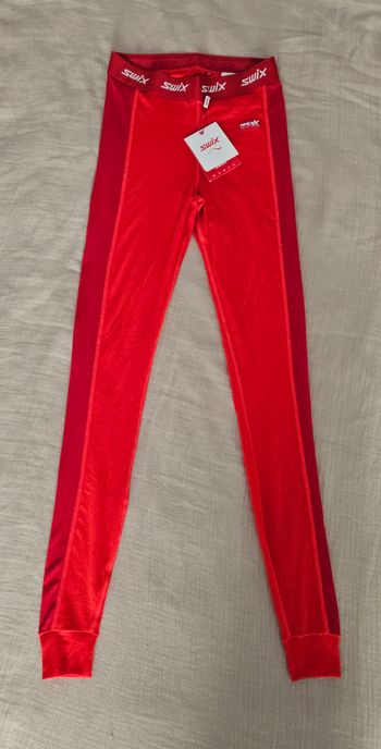 Legging technique - pantalon sous couche SWIX RaceX – Rouge - taille S - neuf avec étiquette