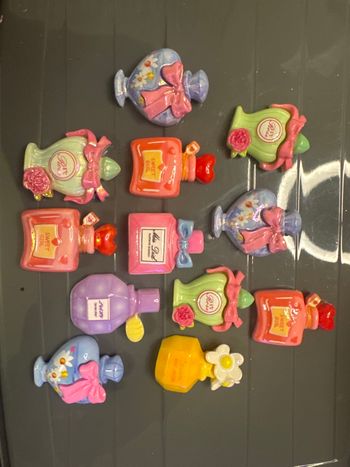 Lot de 12 perle NON percé 