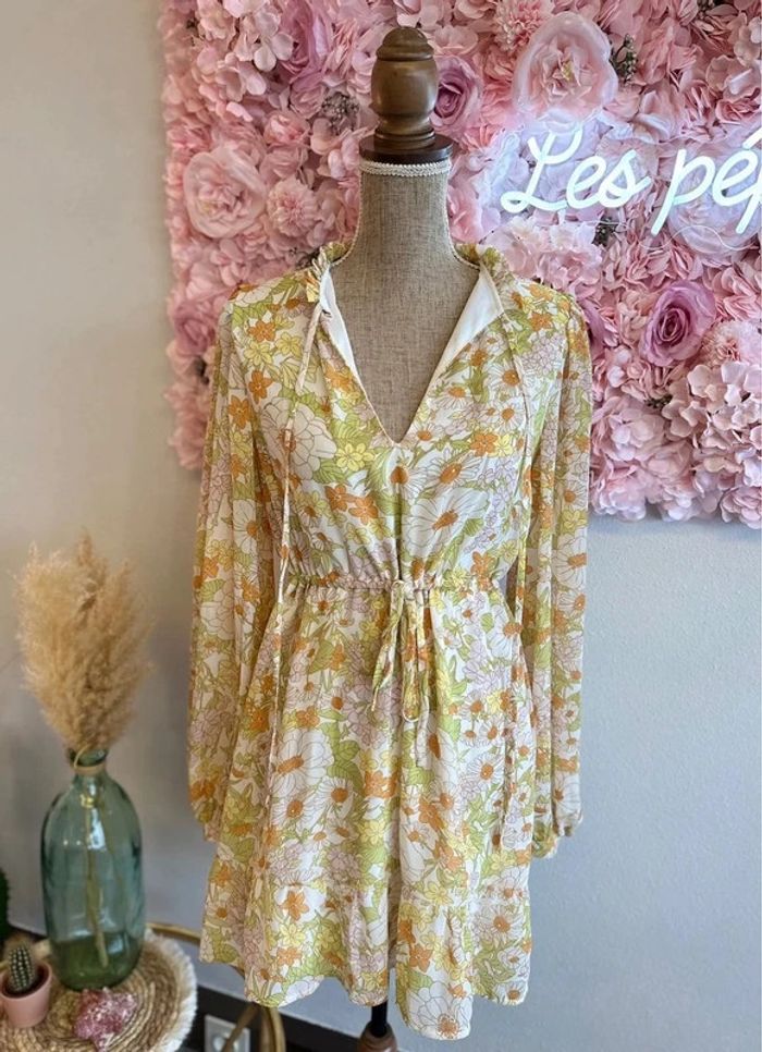 Robe motifs fleuris 70s’ taille 34/36 - Nasty Gal - photo numéro 6
