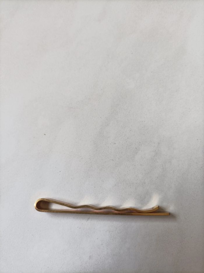 Pince à cravate - Plaqué or - photo numéro 2