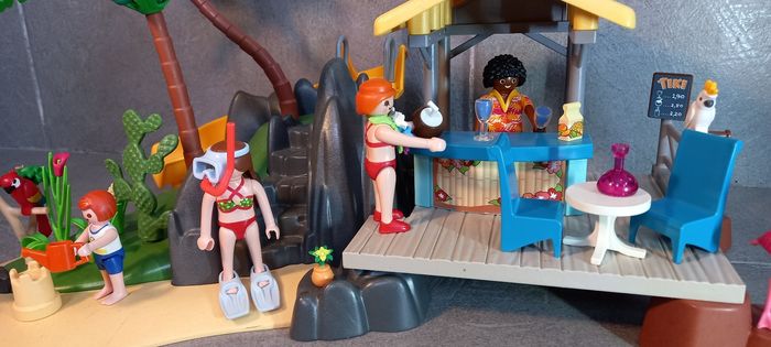 Ile avec vacanciers playmobil - photo numéro 7