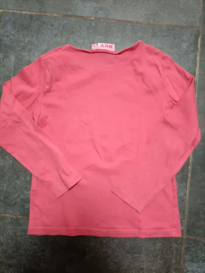 T-shirt manches longues chat - photo numéro 3