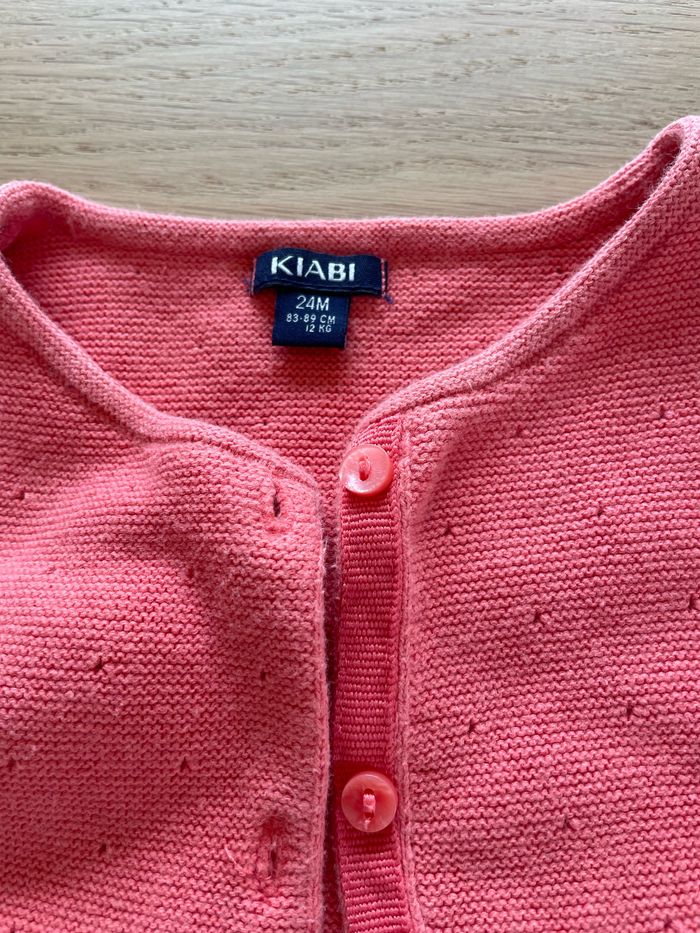 Gilet rose 24 mois - photo numéro 2