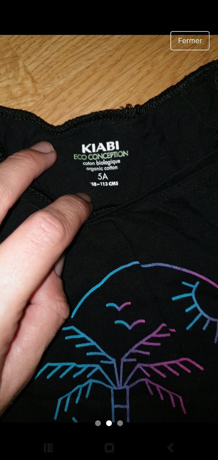 T-shirt 5ans - photo numéro 2