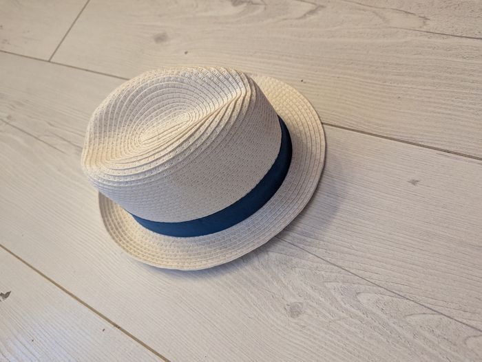 Chapeau enfant blanc tissaia 48 cm