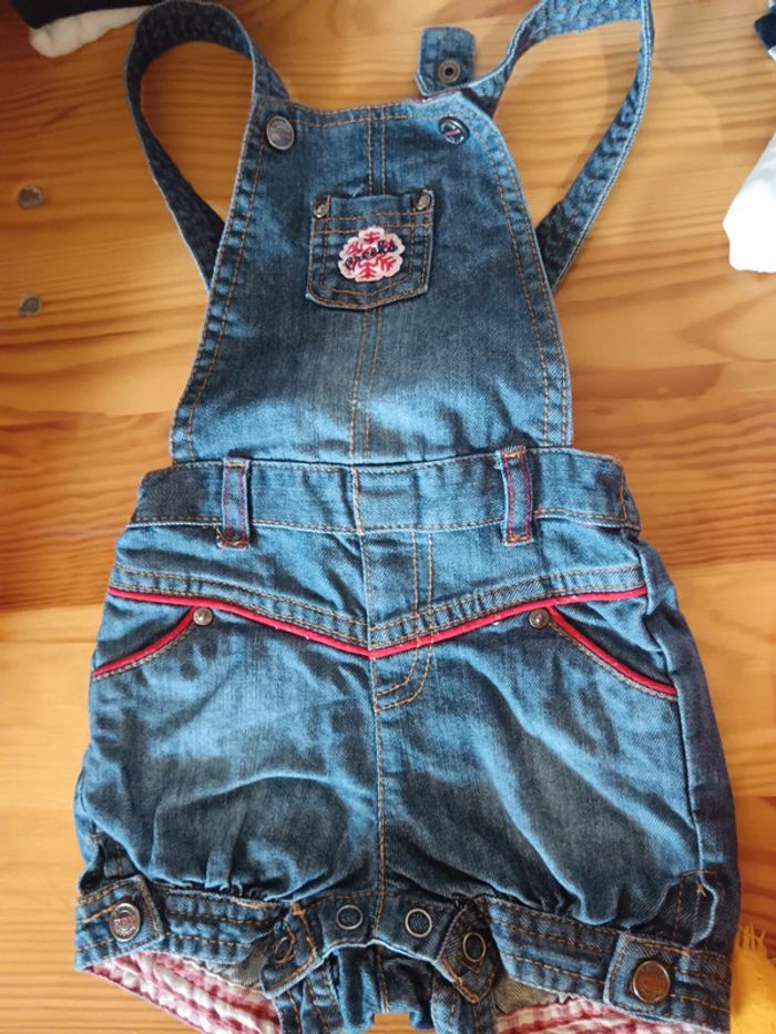 Salopette short 12 mois
