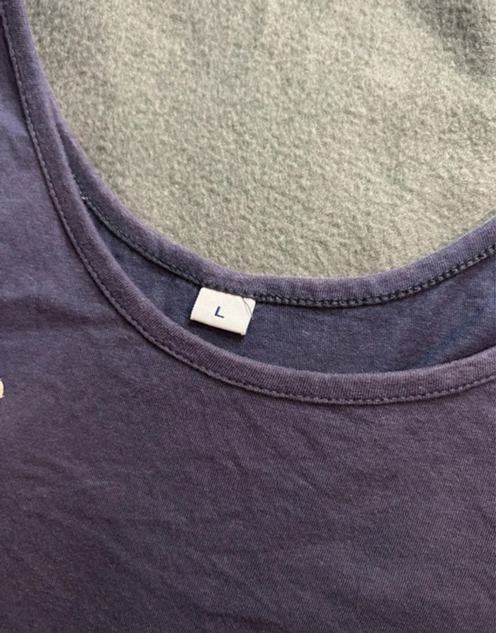 Robe avec des fentes bleu marine - taille L - photo numéro 2