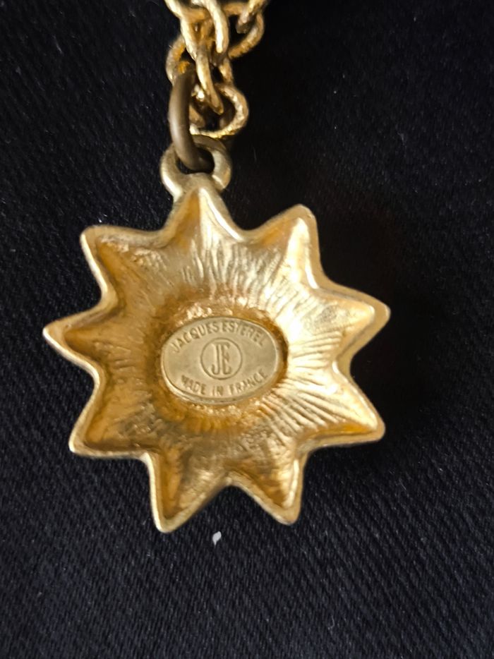 Magnifique collier "soleil" Jacques Esterel années 60/70 vintage - photo numéro 4