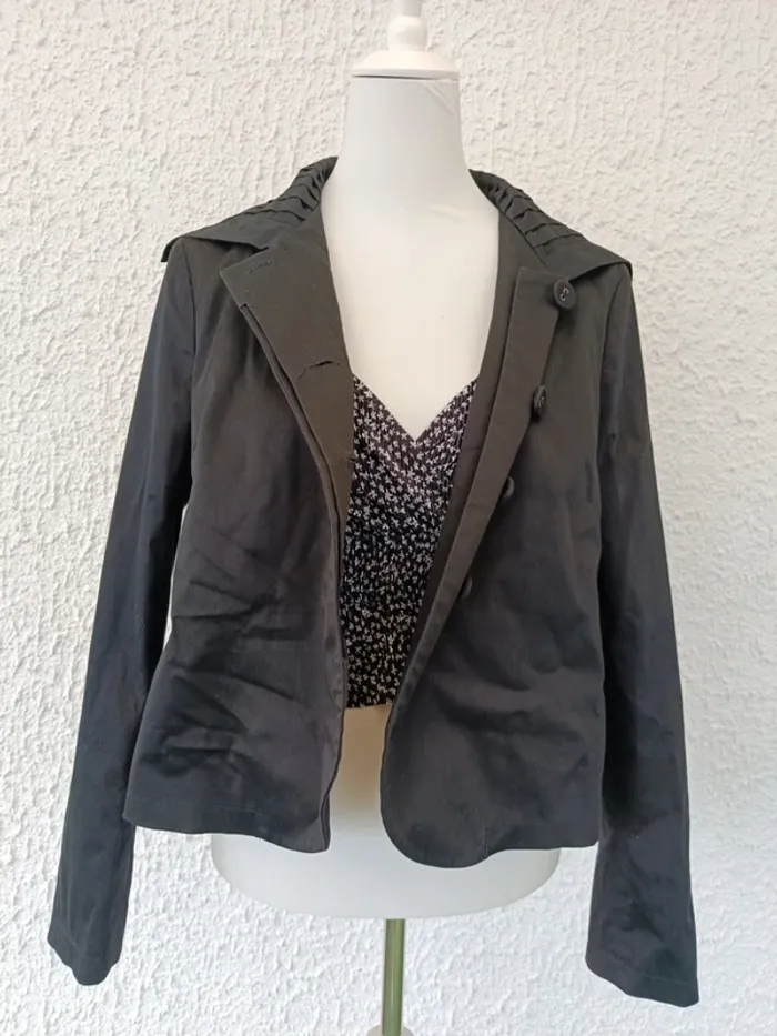 Blazer noir Adolfo Dominguez taille L - photo numéro 6