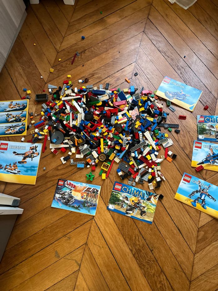LEGO de toutes formes, environ 1000 pièces - photo numéro 3