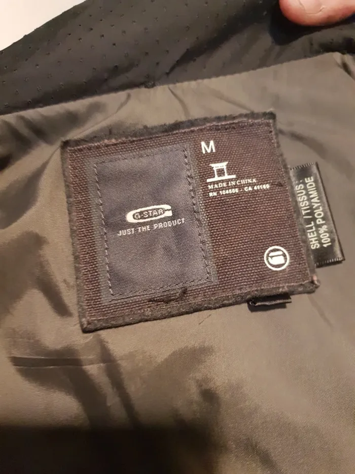 Veste légère noire G star - photo numéro 2