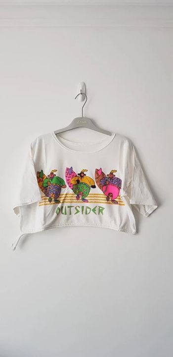 Top court vintage femme - T. 40