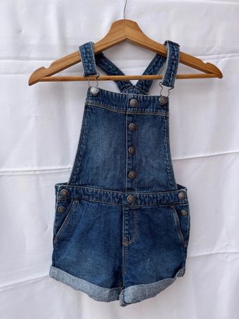Salopette short en jean 8 ans Kiabi
