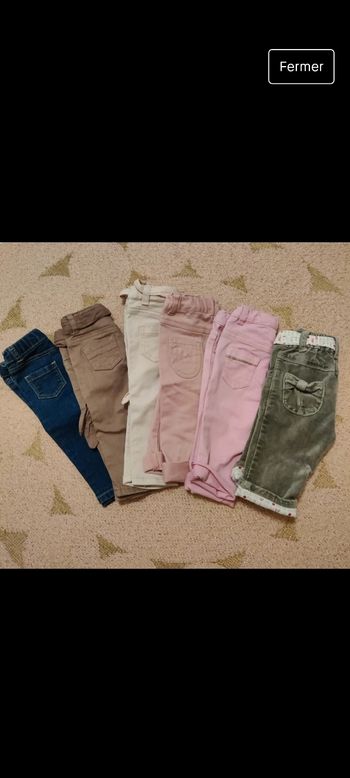 Lot de 6 pantalons