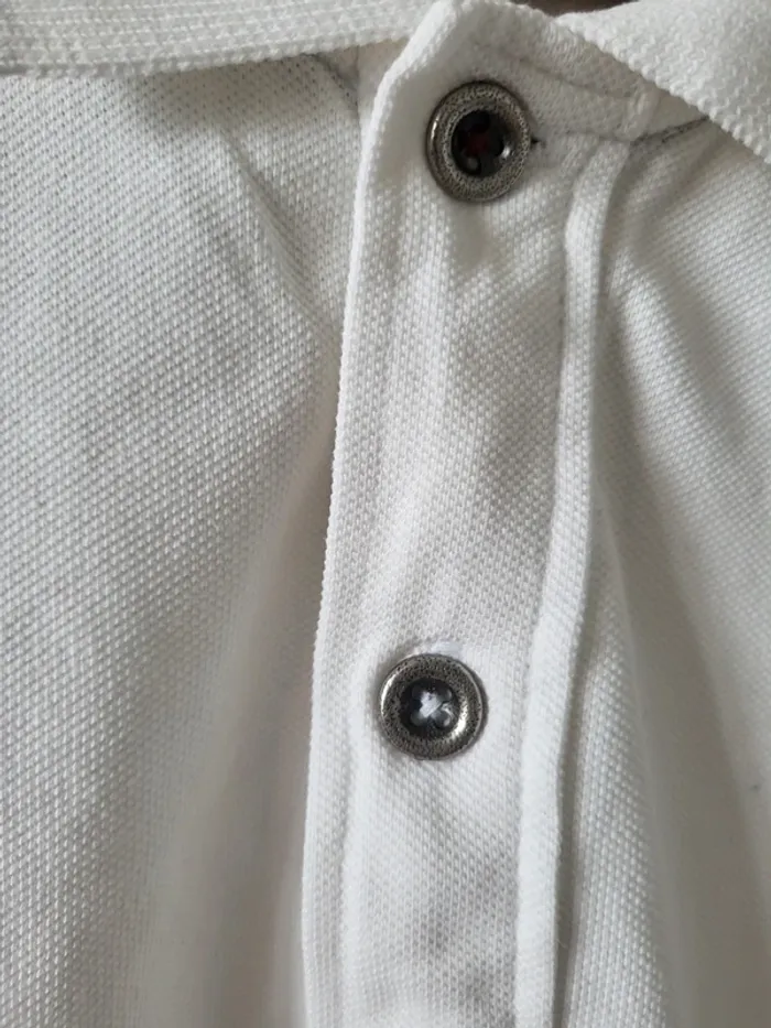 Polo blanc uni Jack&Jones XL slim fit - photo numéro 4