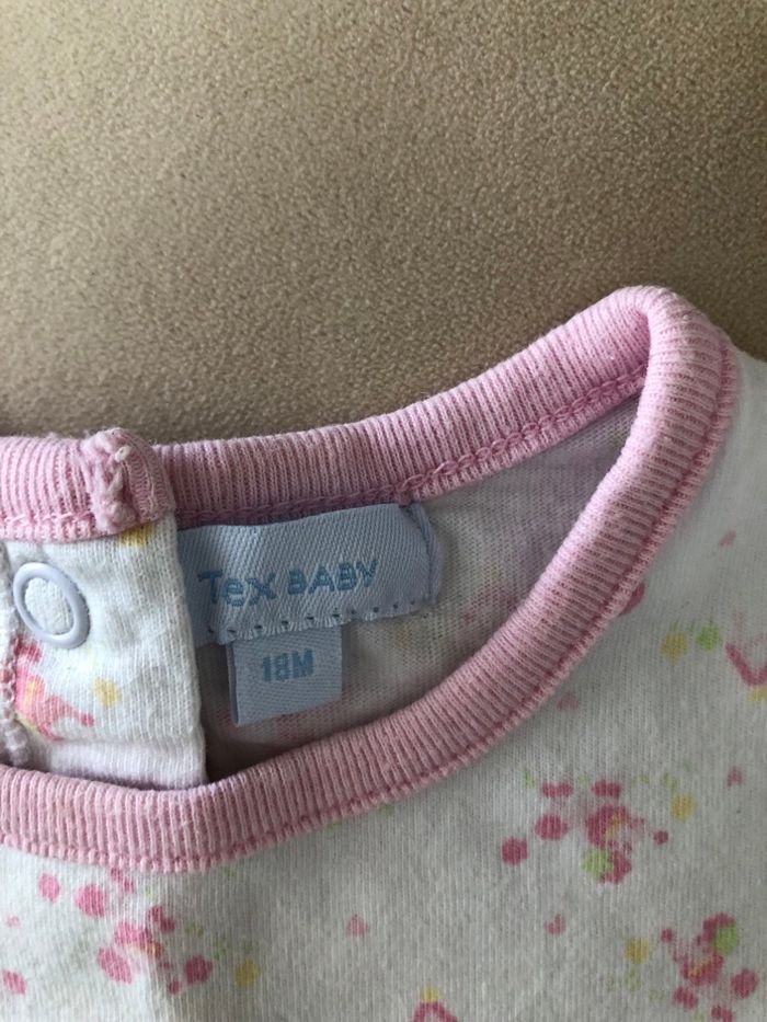 Combishort blanc rose fille Tex baby - photo numéro 2