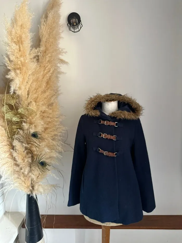 Manteau cape poncho bleu marine M/38
