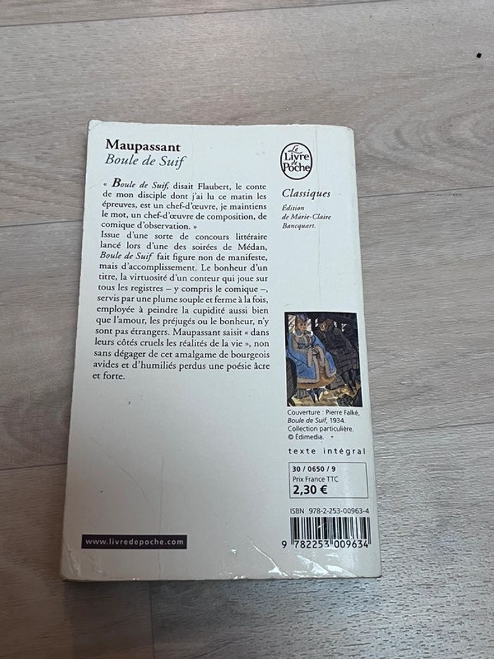 Livre Boule de suif de Maupassant - photo numéro 2