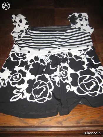 Tee shirt Noir et blanc