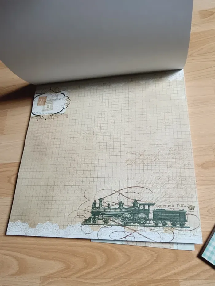 Lot feuilles scrapbooking - photo numéro 4