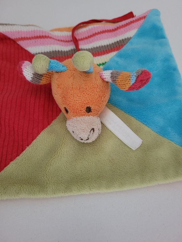 Doudou plat girafe - photo numéro 3