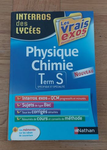 Physique Chimie Term S ~ Interros des Lycées