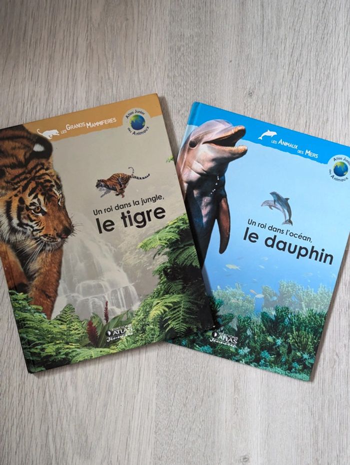 Lot 2 livres enfants sur les animaux pour 1€