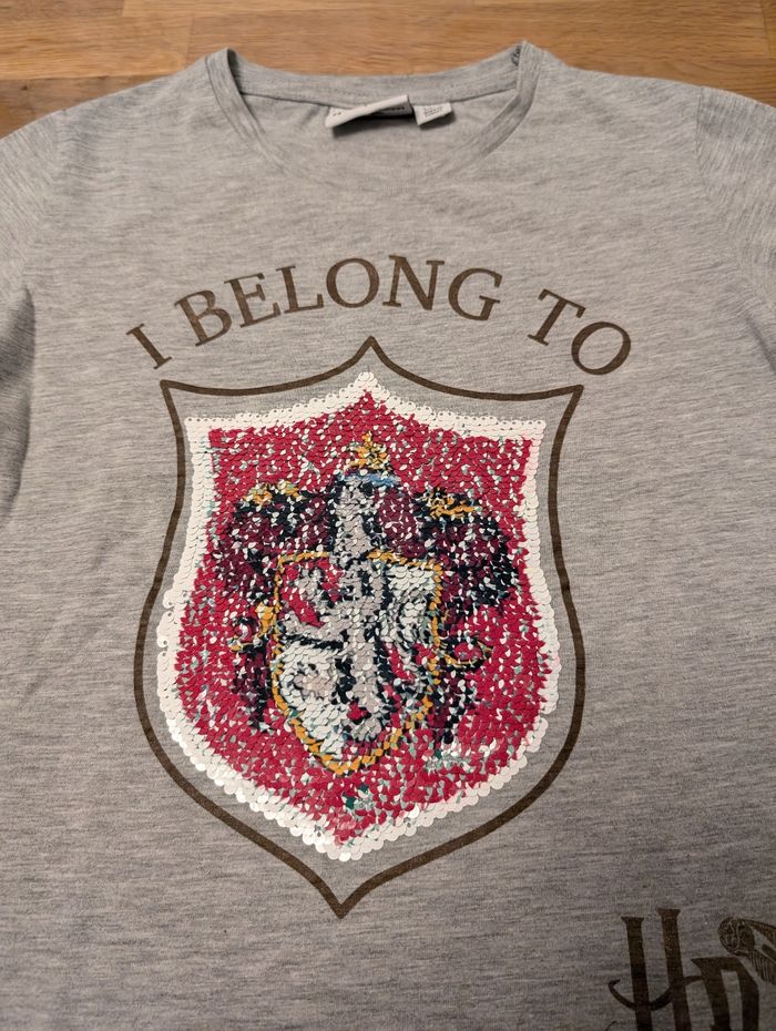 T-shirt à sequins fille 8 ans Harry Potter Primark - photo numéro 3
