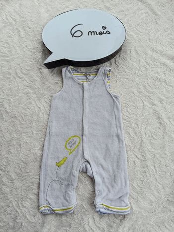 Salopette velours combinaison sans pied Garçon 6 mois Crocodile Orchestra