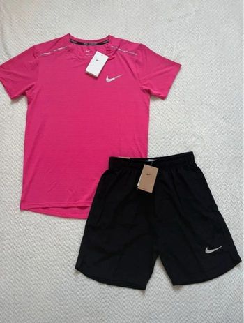 Ensemble Nike Running Rose & Noir