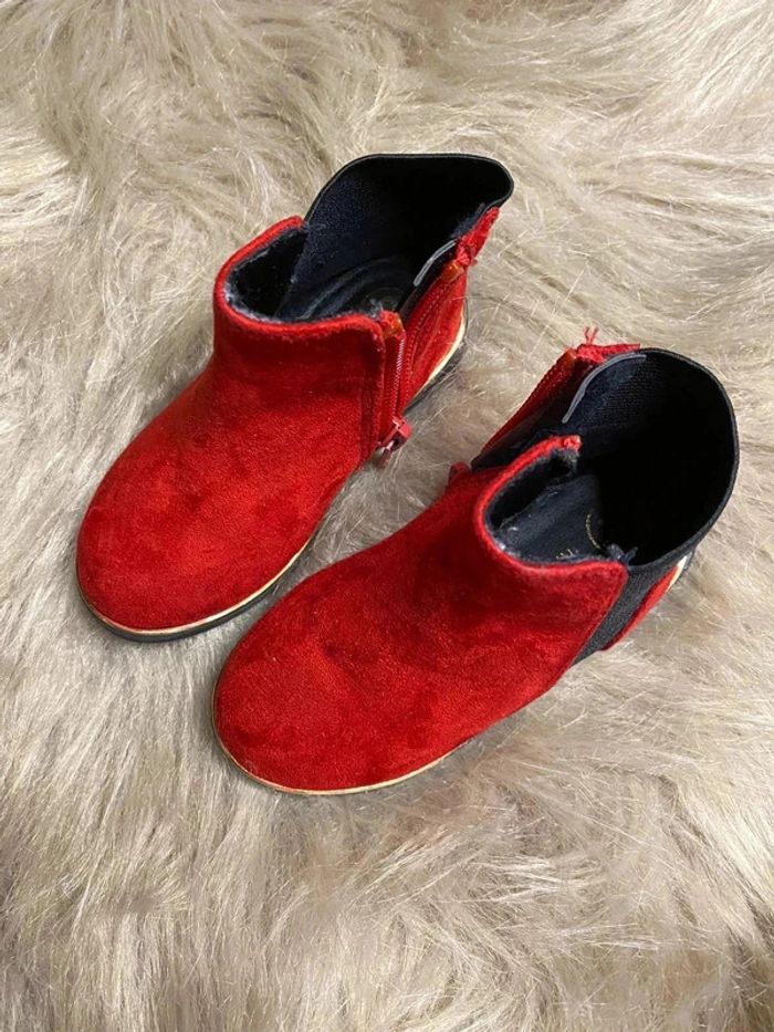 Bottines rouges - photo numéro 2