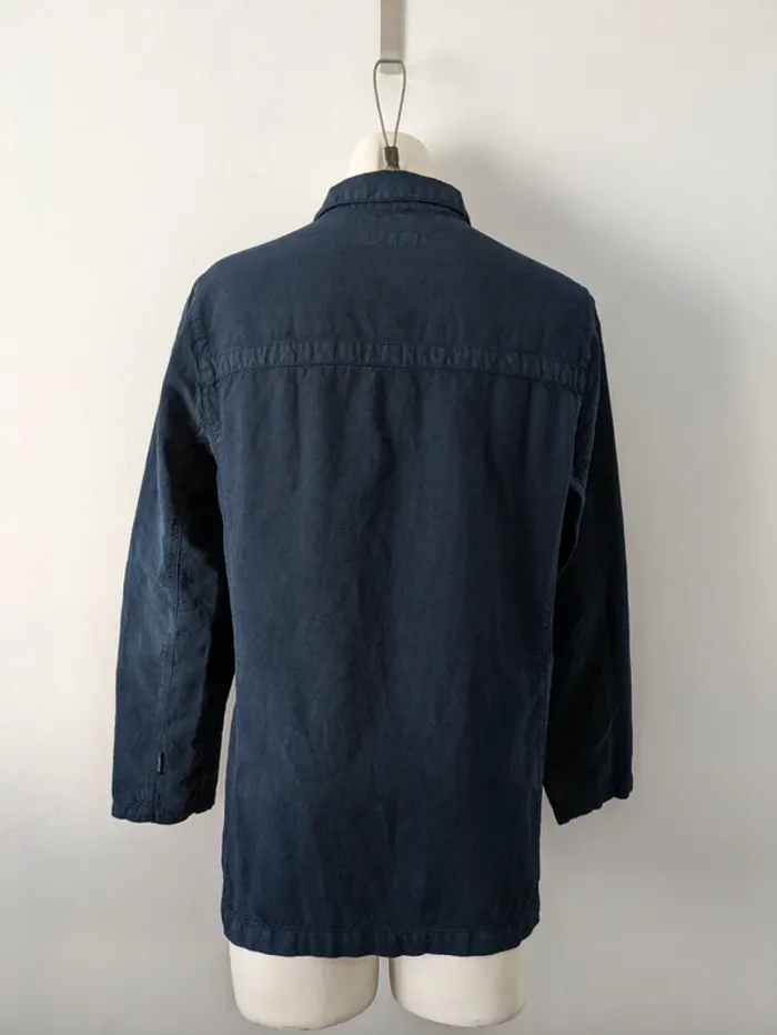 Veste marine en lin et coton - Mat de Misaine - taille L - photo numéro 4