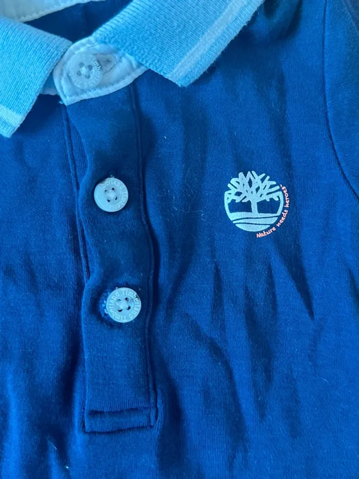 Combinaison Timberland bébé 3 mois – Polo bleu marine élégant - photo numéro 3