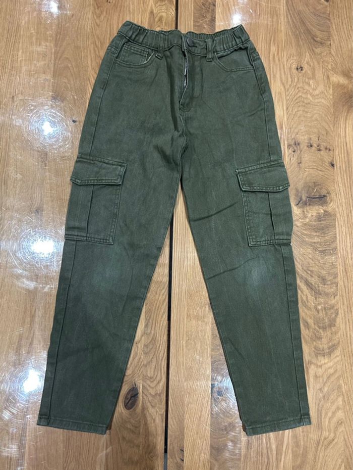 Pantalon cargo kaki 12 ans