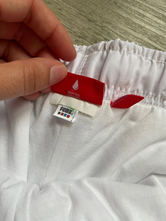 Pantacourt Puma Blanc - Taille 38/40 - photo numéro 6