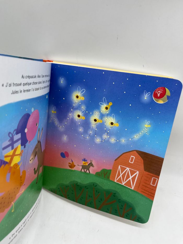 Livre histoire Bonne nuit mes petites étoiles  modèle la petite poule  livre lumineux tam tam edition Neuf - photo numéro 4