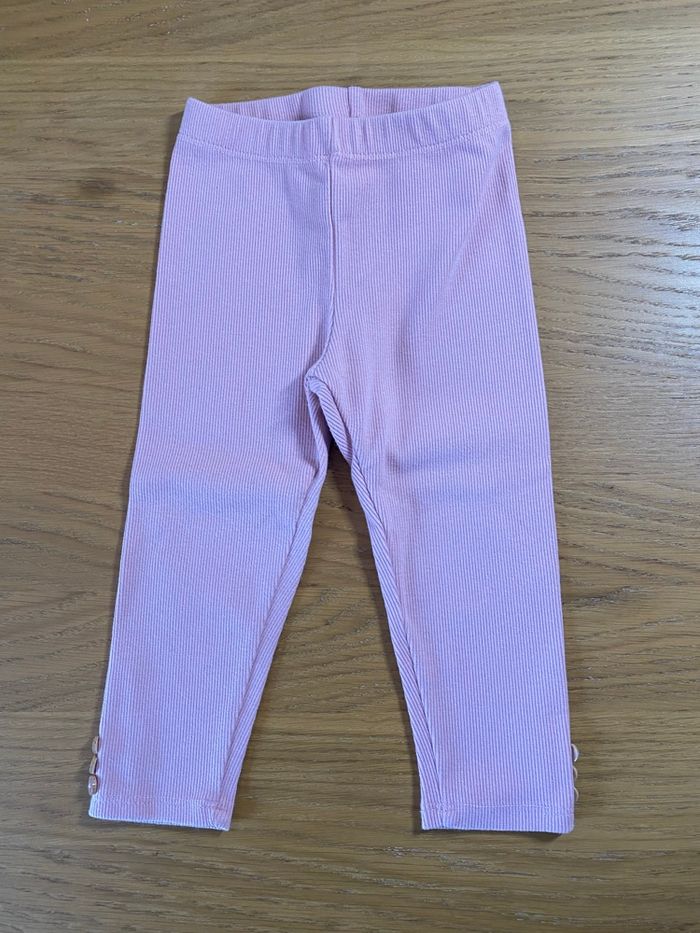 Tex Baby Legging côtelé rose Taille 18 mois - photo numéro 2