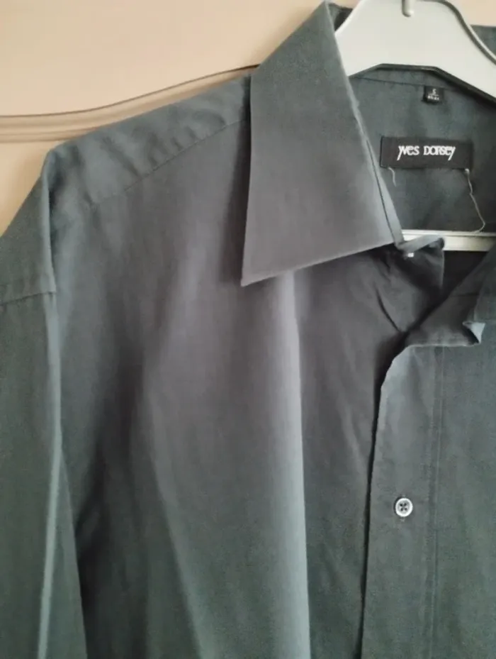 Baisse de prix: Chemise longues manches gris XL - photo numéro 2